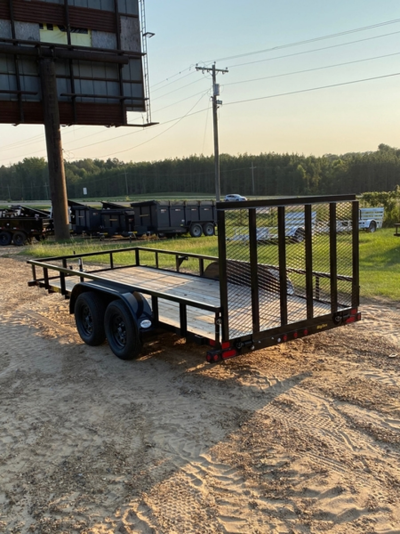 New Big Tex Trailers 16' Tandem Axle Pipe-Top Utility 6,000 GVWR