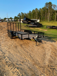 New Big Tex Trailers 16' Tandem Axle Pipe-Top Utility 6,000 GVWR