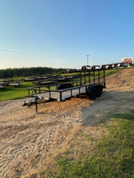 New Big Tex Trailers 16' Tandem Axle Pipe-Top Utility 6,000 GVWR