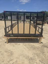 New Big Tex Trailers 16' Tandem Axle Pipe-Top Utility 7000 GVWR