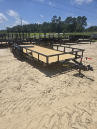 New Big Tex Trailers 20' Tandem Axle Pipe-Top Utility 7000 GVWR