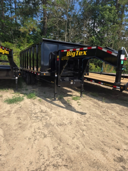 New Big Tex Trailers 20' Dual Tandem Gooseneck Dump 25,000 GVWR