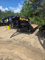 New Big Tex Trailers 28' + 5' Tandem Axle Gooseneck Equipment 23,900 GVWR