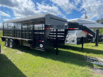 New Circle W 20' Stock Trailer