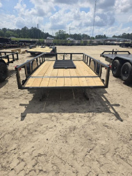 New Long Run 12' Single Axle Pipe-Top Utility 2995 GVWR