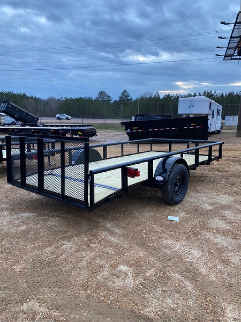 New Long Run 12' Single Axle Pipe-Top Utility 2995 GVWR