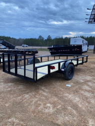 New Long Run 12' Single Axle Pipe-Top Utility 2995 GVWR