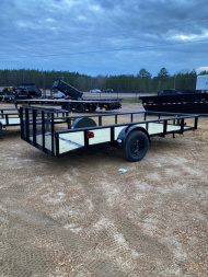 New Long Run 12' Single Axle Pipe-Top Utility 2995 GVWR