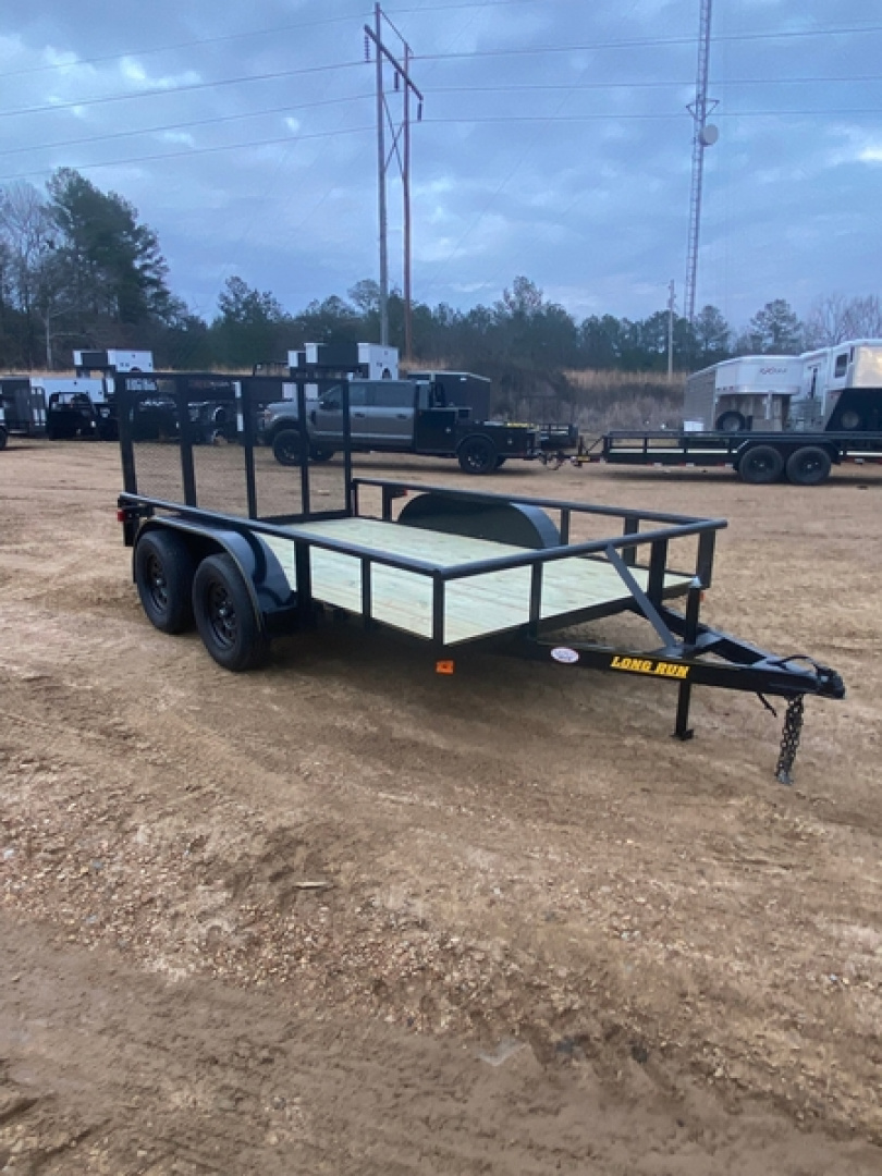 New Long Run 12' Tandem Axle Pipe-Top Utility