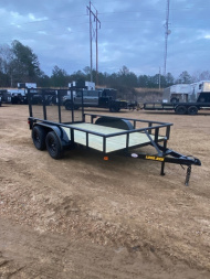 New Long Run 12' Tandem Axle Pipe-Top Utility