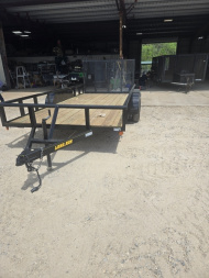 New Long Run 16' Tandem Axle Pipe-Top Utility 7000 GVWR