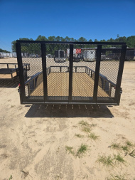 New Long Run 16' Tandem Axle Pipe-Top Utility 7,000 GVWR