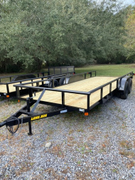 New Long Run 20' Pipe-Top Utility 7,000 GVWR