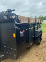 New PORT CITY TRAILERS 7X14 TANDEM AXLE DUMP W/ 24  SIDES