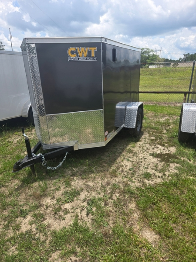 New Covered Wagon Trailers 8' Single Axle Enclosed Cargo 2990 GVWR