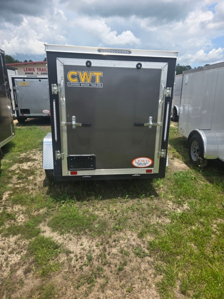 New Covered Wagon Trailers 8' Single Axle Enclosed Cargo 2990 GVWR