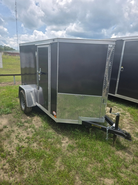 New Covered Wagon Trailers 8' Single Axle Enclosed Cargo 2990 GVWR