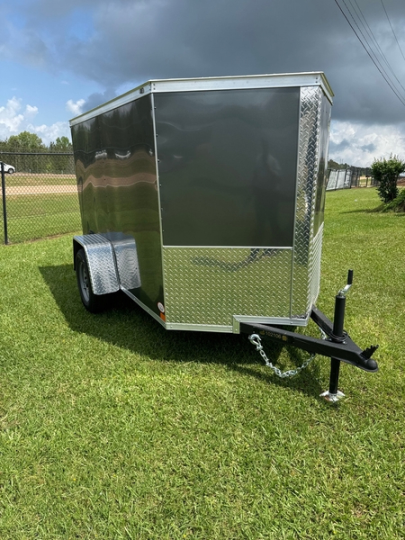 New Covered Wagon Trailers 8' Single Axle Enclosed Cargo 3500 GVWR