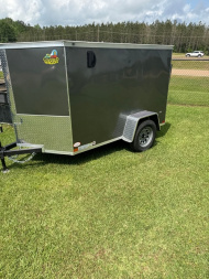 New Covered Wagon Trailers 8' Single Axle Enclosed Cargo 3500 GVWR