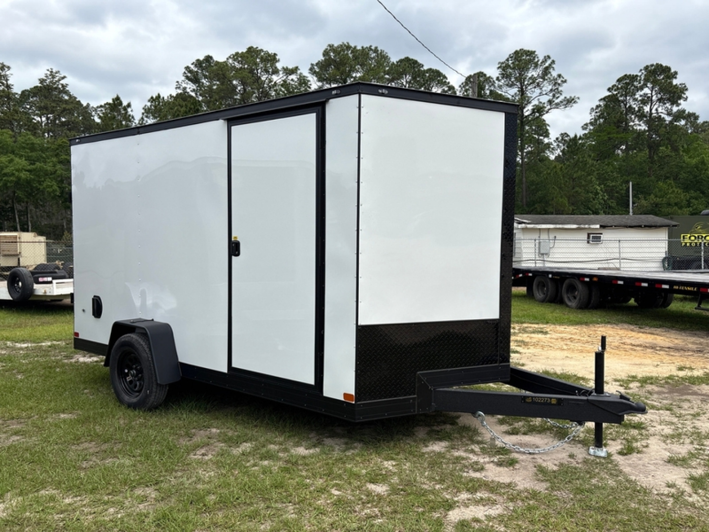 New Covered Wagon Trailers 12' Single Axle Enclosed Cargo 3500 GVWR