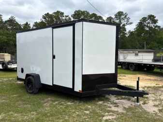 New Covered Wagon Trailers 12' Single Axle Enclosed Cargo 3500 GVWR