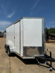 New Covered Wagon Trailers 12' Tandem Axle Enclosed Cargo 7,000 GVWR