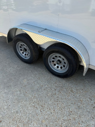 New Covered Wagon Trailers 12' Tandem Axle Enclosed Cargo 7,000 GVWR