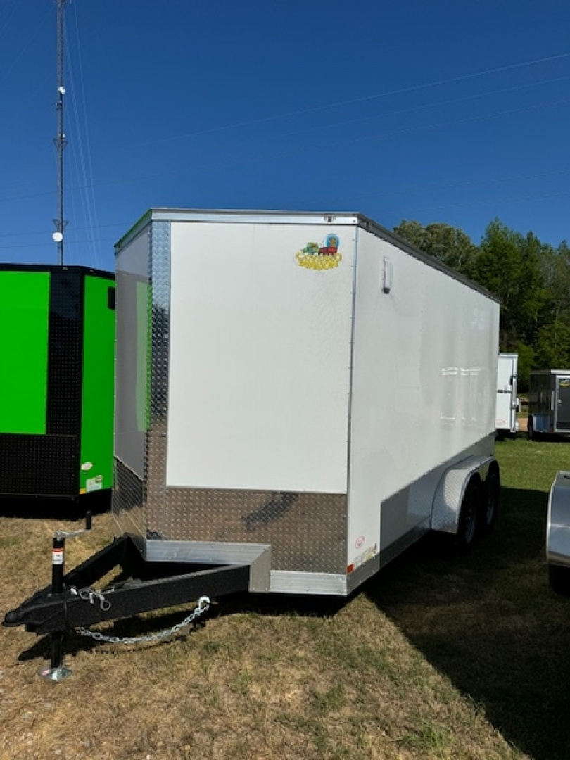 New Covered Wagon Trailers 14' Tandem Axle Enclosed Cargo 7000 GVWR