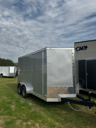 New Covered Wagon Trailers 14' Tandem Axle Enclosed Cargo 7,000 GVWR