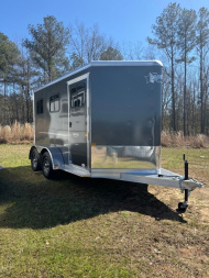 New Alcom 11' Tandem Axle 2 Horse 7000 GVWR
