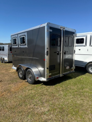 New Alcom 11' Tandem Axle 2 Horse 7000 GVWR