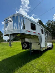 New 2025 Exiss Trailers 20' Tandem Axle Stock Trailer
