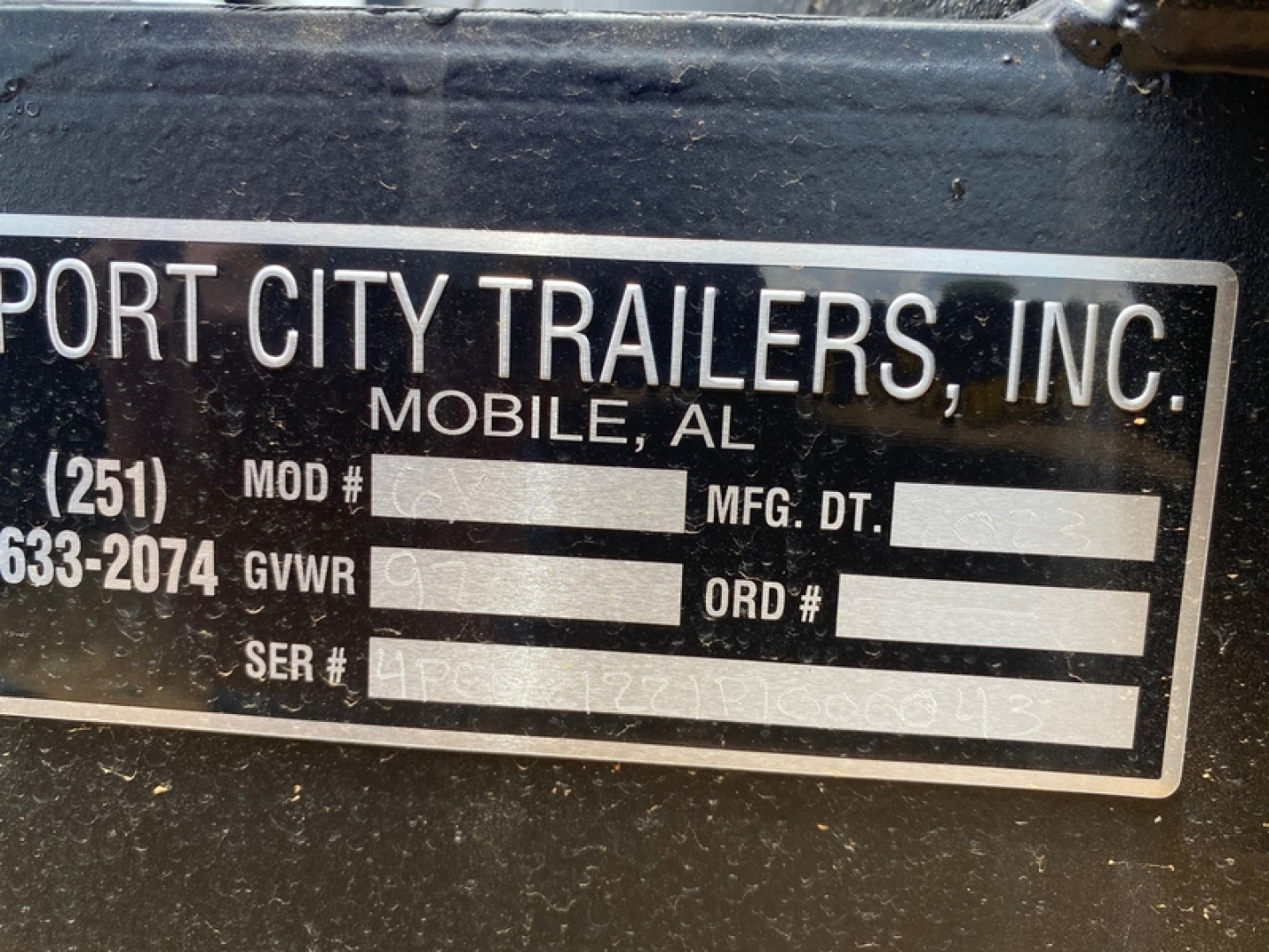 New 2023 Port City Trailers 12' Tandem Axle Dump
