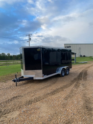 New 2025 Covered Wagon Trailers 14' Tandem Axle Enclosed Cargo