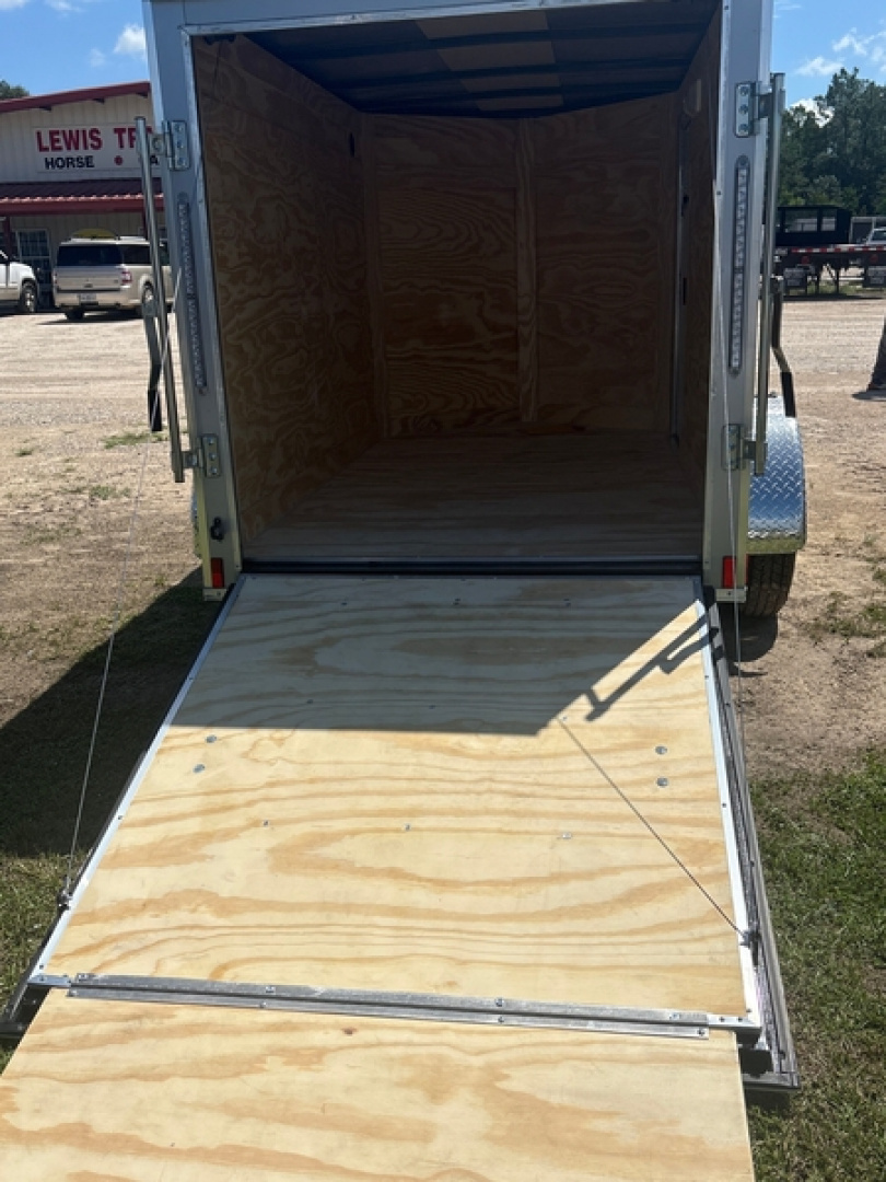 New 2026 Anvil 5X8 SINGLE AXLE V-NOSE ENCLOSED CARGO W/ REAR RAMP