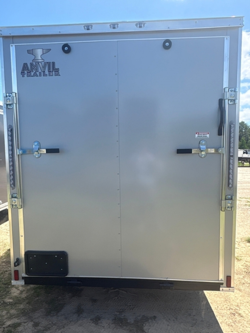 New 2026 Anvil 6X12 SINGLE AXLE CARGO V-NOSE, SIDE DOOR, RAMP, POLY-CORE