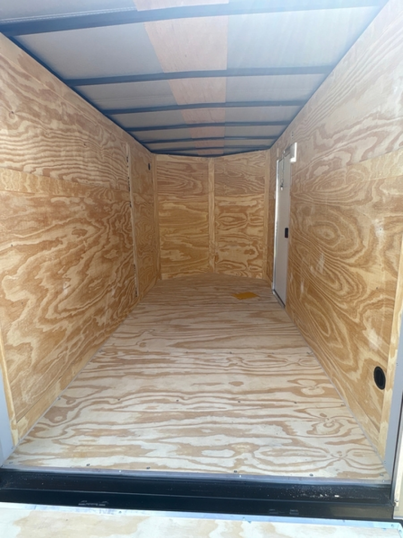 New 2026 Anvil 6X12 SINGLE AXLE CARGO V-NOSE, SIDE DOOR, RAMP, POLY-CORE