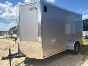 New 2026 Anvil 6X12 SINGLE AXLE CARGO V-NOSE, SIDE DOOR, RAMP, POLY-CORE
