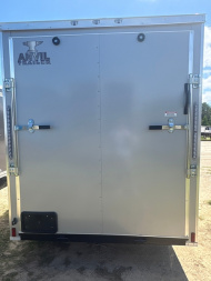 New 2026 Anvil 6X12 SINGLE AXLE CARGO V-NOSE, SIDE DOOR, RAMP, POLY-CORE