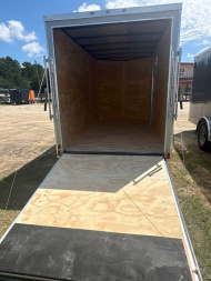 New 2026 Anvil 6X12 SINGLE AXLE CARGO V-NOSE, SIDE DOOR, RAMP, POLY-CORE