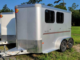 New 2023 Sundowner Trailers Super Sport 2 Horse Slant Aluminum