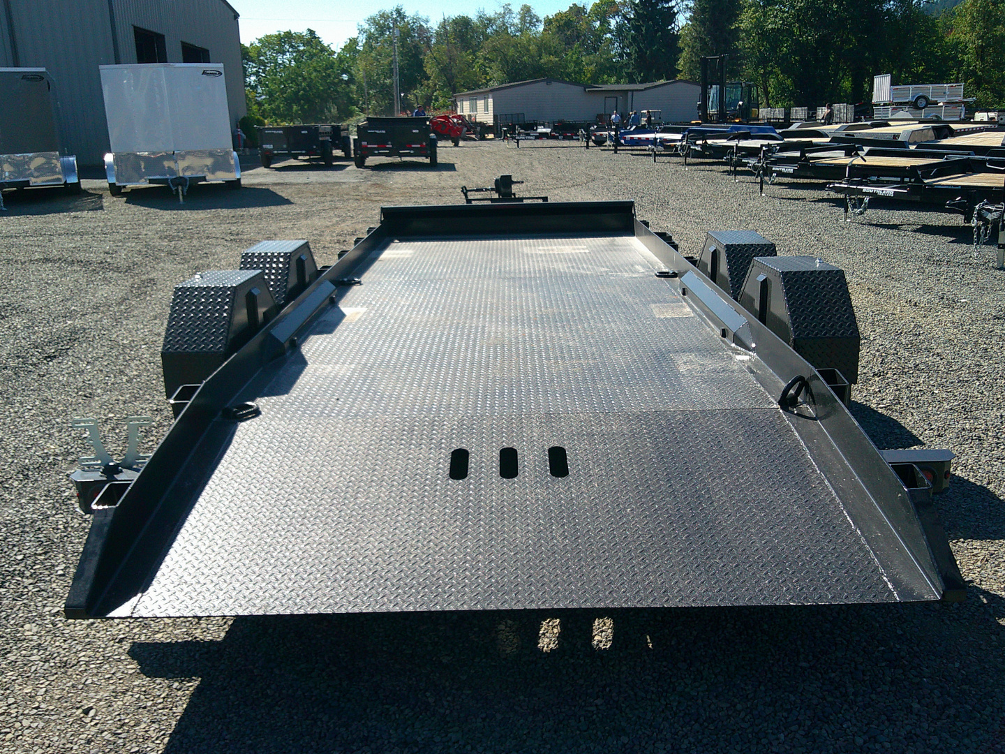 New 2026 Sure-Trac 7x18 Drop Deck Equipment Trailer