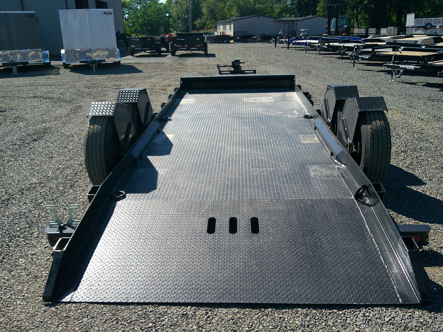 New 2026 Sure-Trac 7x18 Drop Deck Equipment Trailer