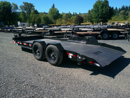 New 2026 Sure-Trac 7x18 Drop Deck Equipment Trailer