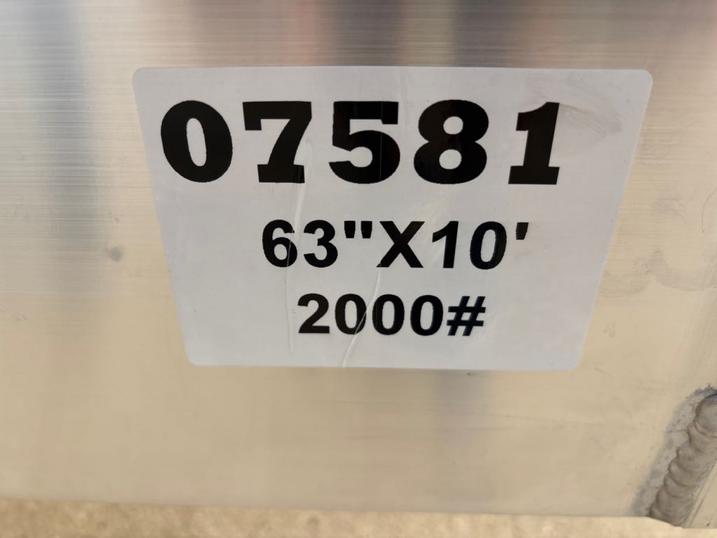 New 2026 Aluma 6310ESA-S-TG Utility Trailer