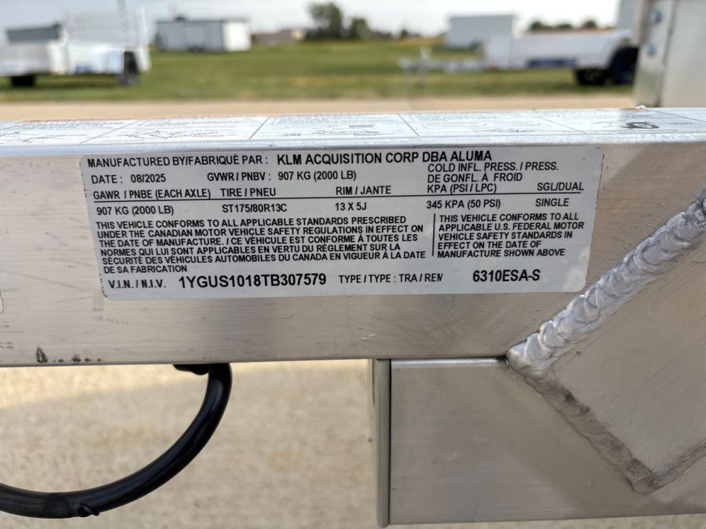 New 2026 Aluma 6310ESA-S-TG Utility Trailer