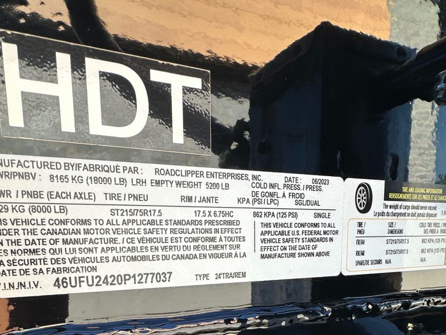 New 2023 Diamond C Trailers HDT208-GN Tilt Trailer