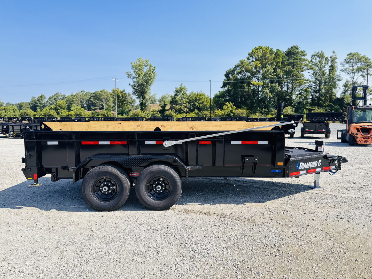 New 2026 Diamond C Trailers LPT207 7x14 24" Walls