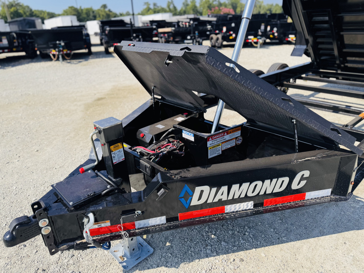 New 2026 Diamond C Trailers LPT207 7x14 24" Walls