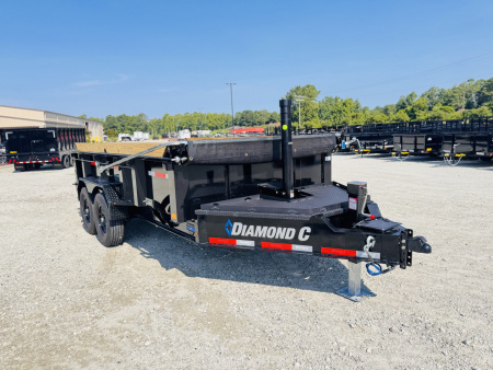 New 2026 Diamond C Trailers LPT207 7x14 24  Walls